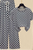 New Thousand Bird Elegant Women's Pants Set Fashion Slim Fit T-shirt Loose Trousers Two Piece Set Female