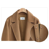 Autumn Winter Coats 2023 European Style Women Long Coats Single-breasted Hairy Female Long Jacket Coat Women