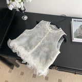 Style Fashion Multifunctional Vest Women Summer Thin Three-Dimensional Lace Sleeveless Open Shirt Embroidery