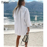 Casual Thin Cotton Linen Women Suits Loose White Turn Down Collar Shirt 2 Pieces Sets Spring Elastic Waist Shorts