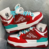 Skater Girl Patchwork Sneakers-Outfit