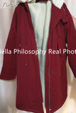 Women's Lamb Wool Coat Winter Pie Overcoming Long Large Lapel Locomotive Loose Outwear Casual Thick Warm Fashion