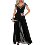 Women New Summer 2023 One Piece Solid Casual High Waist Jumpsuit V Neck Wide Leg Long Pants Overalls Office Lady