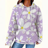 New Hooded Jacket Digital Print Casual Women's