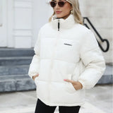 Large Size Women's Warm Coat Winter 2023 New Women's Cotton-Padded Clothes Cotton-Padded Jacket Jacket-Outfit