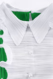 Lettuce Trim Accordion Pleated
