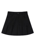 New Summer Preppy Style Women Harajuku Punk Y2K Mini Pleated Skirt Ins Street E-girl High Waist Fashion Korean Tide