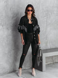 Heavy Industry Ins Wind Chain Rivet Street Fashion Single Buckle Jacket