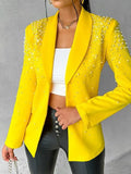 New Fashion Casual Beads Small Suit Women's