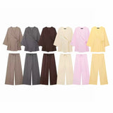 Explosive Women's Texture Double Thai And Outerwear Trousers