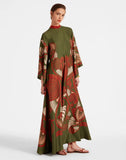 Women's New Summer Printing Seven-Sleeve Collar