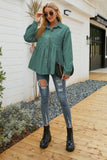 Longline Peplum Shirt
