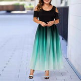 New Wish Body-To-Body Sexy Gradient Showy Shoulder Size Women's