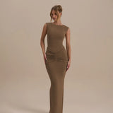 Sexy Hottie Hanging Neck Bare Back Net Transparent