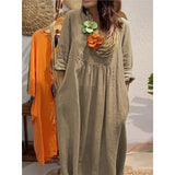 Spring And Summer Women's V-Neck Casual Solid Cotton Pocket