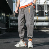 Spring New Men Harem Pants Fashion Brand Men's High Street Velcro Trousers High Quality Drawstring Casual Pants