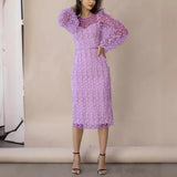 New Lady Embroidery Perspective Net纱
