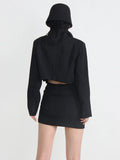 Toloer Fashion Suit Female 2024 Summer Diamond Bow Suit Short Two-Piece Package Buttock Skirt Skirt-Outfit