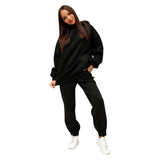 Piece Outfits Oversized Hoodie and Pants Casual Sport Suit Winter Two Piece Set Autumn Women's Tracksuit 2020