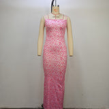 Toloer Spring / Summer Ins Wind Women's New Sexy Slim Back Strap Floral Dress Woman-Outfit