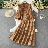 New French Wearing Women's Clothing Printing With Chest Pads With Chest Slings + High Waist Slim Half Skirt Two