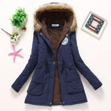 Women Parkas Long Thick Warm Jacket Hooded Fur Lady Coats & Outerwear Winter Jacket Women Parkas for Coat Fashion