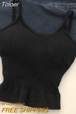 New Outlet Cute Y2K Women's Tops Women's Striped Crop Tops Built-in Bra Spaghetti Straps Y2K Old Women's