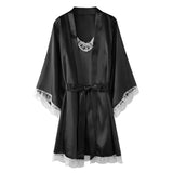 Stitling Elastic Lady Pyjamas Jersey With Pyjab Pajamas Set Solid Color Home