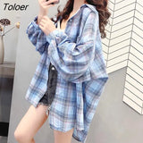 Women Fashion Chic 3XL Batwing Sleeve Plaid Summer Sun-proof Simple Daily Casual Korean Style Harajuku All-match