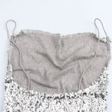 Women's Clothing Spring 2025 New Fashion Elegantly Elegantly Dressed Collared Flute Sling