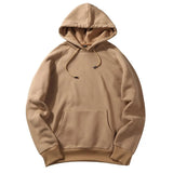 Men New Autumn Fashion Solid Color Hoodies Sweatshirt Male Large Warm Men Long Sleeve Hooded