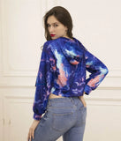 Street Style Tie Dye Hoodie Crop