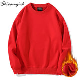 Women Vintage Sweatshirt Oversize Winter Fleece Sweatshirts Casual Green 2020 Autumn Warm Oversized Sweatshirt Women