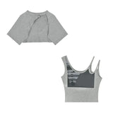 Crop Tops Ladies Korean Blouse Woman New Collection 2021 Autumn Short Sleeve Short Tshirts Elegant Korean Style 2 Piece