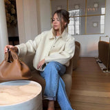Women's Clothing Explosion ZA Fashion Beads And Short Jacket Wool