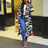Plaid Windbreaker Women Trench Turn Down Collar Casual New Extra Long Coat Full Sleeve Jacket Outwear Fashion Size