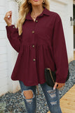 Longline Peplum Shirt
