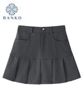 New Summer Preppy Style Women Harajuku Punk Y2K Mini Pleated Skirt Ins Street E-girl High Waist Fashion Korean Tide