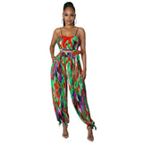 Fashion Sexy Colorful Print Two