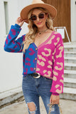 Print Button Down Dropped Shoulder