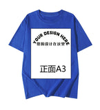 Pattern Printed T-Shirt Small Batch Order Stable Short Sleeve Top
