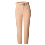 Women's Spring And Summer High-Waisted Leisure Trousers Slim Slimming Suit Trousers Ladies Trousers Autumn Professional