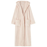 Winter Flannel Nightgown Plus Velvet Thick and Warm Couple Men Long Style Pajamas Ladies Cute and Comfortable