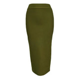Skirts Womens 2023 Summer Sexy Bandage Pencil Skirt Woman Clothes Plus Size Fashion Harajuku Vintage Elastic Ladies
