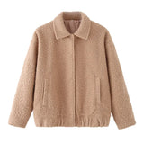 Women's Clothing Explosion ZA Fashion Beads And Short Jacket Wool