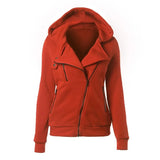 Winter Zipper Hoodies Sweatshirt Women Long Sleeve Hoody Warm Jackets Zipper Tracksuit Hoodie Sweatshirt Pullovers