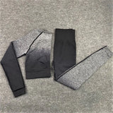Sets Women Seamless Sports Set Fitness Sports Suits GYM Long Sleeve Shirts High Waist Leggings Workout Pants