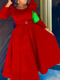 Women's Winter New Fashion Bubble Sleeve Grand Party Party