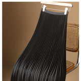 Organ Folding Long High-Waisted 100-Fold Skirt Over The Knee-Length Women's 2025 Thin