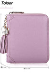 Women Credit ID Card Holder Case Extendable Business Bank Cards Bag Wallet Coin Purse Carteira Mujer